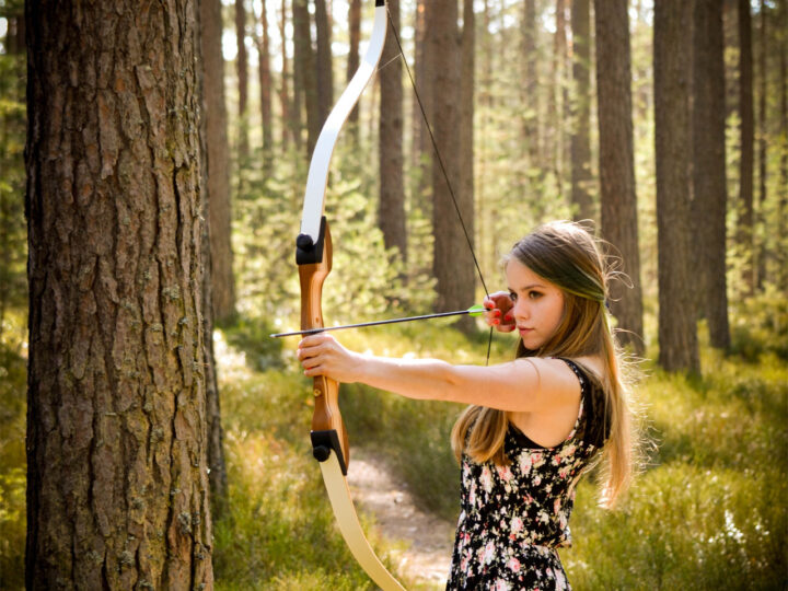 She made record on long distance archery